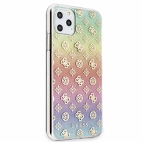 Guess GUHCN65PEOML iPhone 11 Pro Maxmulticolor kietasis dėklas Iridescent 4G Peony