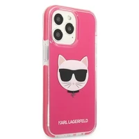 KARL LAGERFELD KLHCP13XTPECPI IPHONE 13 PRO MAX 6.7 "DĖKLAS FUCHSIA/FUSCHIA CHOUPETTE HEAD