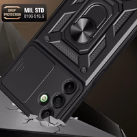 Tech-Protect CamShield Pro dėklas telefonui Samsung Galaxy A17 4G / 5G - juodas