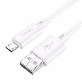 Kabelis USB-A į Micro USB Hoco 2,4A 1 m X88 baltas
