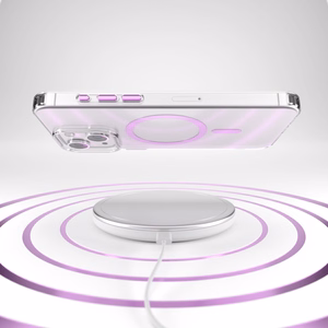 Etteri Spalvotas Magnetinis dėklas telefonui iPhone 14 6,1" rožinė