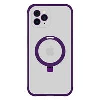 Dėklas telefonui su stovu MagSafe IPhone 11 Pro Max (m) - violetinis