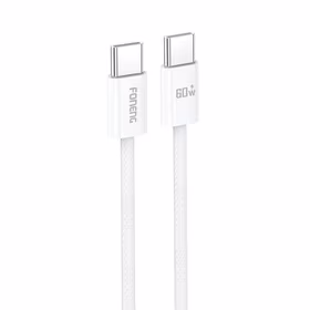 Foneng Kabelis X110 - Type-C į Type-C - PD 60W 3A 1,2 m baltas
