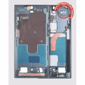 Vidurinis rėmelis Samsung S908 S22 Ultra (žalia)