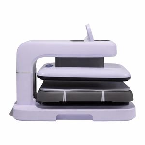 HTVRONT Auto 2 Digit Heat Transfer Press (Purple)