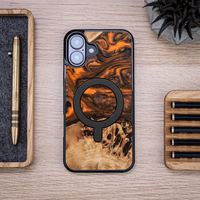 Bewood Unique dėklas for iPhone 16 Plus 6,7" oranžinis with MagSafe