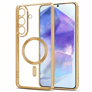 Tech-Protect MagFlex MagSafe dėklas Samsung Galaxy A27 5G, skaidrus auksinis