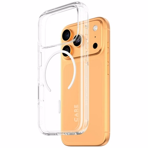 CARE by PanzerGlass Flagship Urban Explorer dėklas telefonui su baltu magnetiniu MagSafe, skirtas iPhone 17 Pro – skaidrus