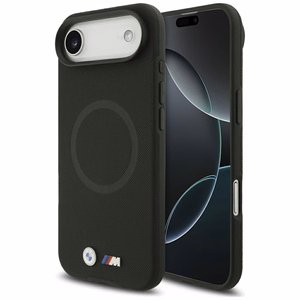 BMW M FW metalinio logotipo magnetinis dėklas telefonui iPhone Air - juodas