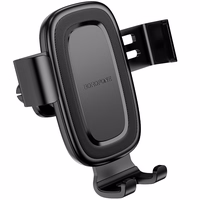 Borofone automobilinis laikiklis BH129 Follower gravitacinis prie oro angos juodas