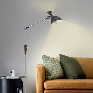 LED toršeras su šviesos reguliatoriumi ir keičiama spalvine temperatūra