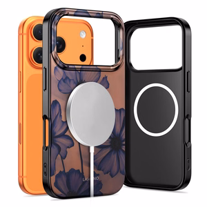 Tech-Protect Lamano MagSafe dėklas iPhone 17 Pro rudai violetinis