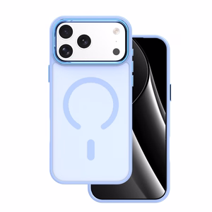 Frozen Mag dėklas for iPhone 17 Pro Max 6,9" šviesiai mėlynas open ring