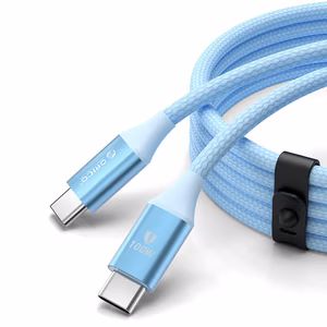 Кабель Orico CDX 100 Вт 5A Power Delivery USB-C — USB-C 1 м — синий