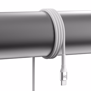 3mk Hyper Cable N-SERIES USB-C / USB-C 1m 20V/5A 100W laidas - baltas