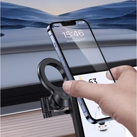 USAMS Sulankstomas magnetinis laikiklis US-ZJ076 prietaisų skydeliui juodas ZJ76ZJ01