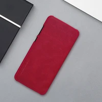 Nillkin Qin dėklas (m) telefonui Iphone 12 Mini raudonas
