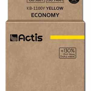 Actis KB-1100Y rašalas (pakaitinis Brother LC1100Y/980Y; standartinis; 19 ml; geltonas)