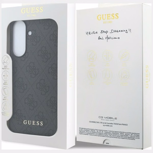 Guess dėklas Samsung Galaxy A37 (PU 4G Classic) rudas