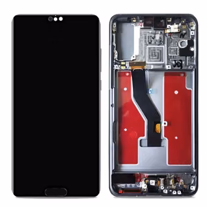 Ekranas skirtas Huawei P20 Pro su rėmeliu / Black / HQ