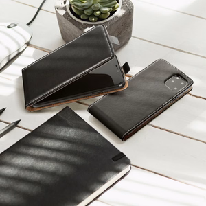 SLIM FLEXI FRESH atverčiamas dėklas telefonui SAMSUNG A20e juodas