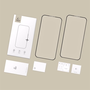 Tech-Protect Glass Fit+ 2 grūdintų stiklų rinkinys, skirtas OnePlus Nord 6 – juodas