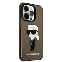 Karl Lagerfeld Ikonik Karl dėklas telefonui iPhone 14 Pro Max - juodas