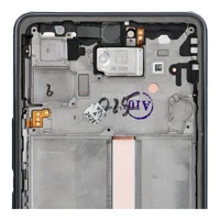 ServicePack LCD ekranas SAMSUNG A53 5G A536B GH82-28024A juodas