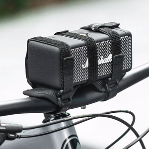 Rockbros 50210064001 Velcro dviračio dirželis Bluetooth garsiakalbiui arba gertuvei - juoda