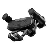 HOCO gravitacinis automobilio laikiklis oro angai H66 juodas