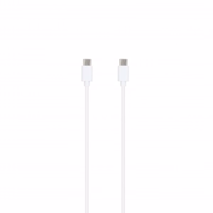 SEEK TOTI Type-C į Type-C, 1 m PVC duomenų laidas 3A, baltas