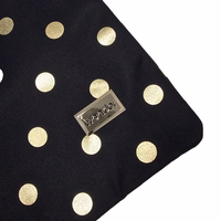 Pirkinių krepšys Wonder raštas 2 auksinis su taškeliais