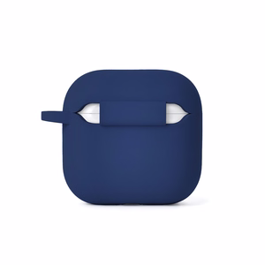 Etteri silikoninis dėklas, skirtas AirPods 4 tamsiai mėlynas