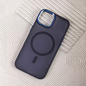 Frozen Mag dėklas for iPhone 17 Pro Max 6,9" tamsiai mėlynas open ring