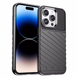 Thunder Case iPhone 14 Pro dėklas telefonui su apsauga - juodos spalvos