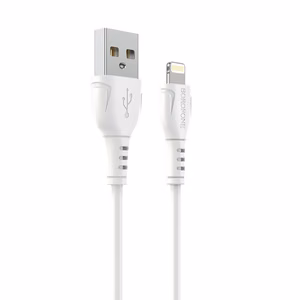 Borofone kabelis BX51 Triumph - USB į Lightning - 2,4A 1 metras baltas