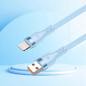 T-PHOX LAIDAS BOLD USB/LIGHTNING 3A ŠVIESIAI MĖLYNAS
