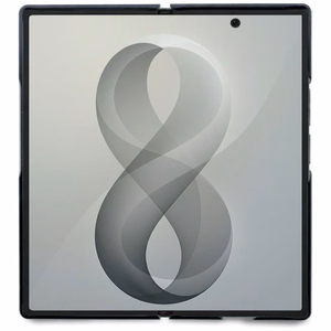 Juodas „Guess Big 4G Logo“ dėklas, skirtas „Samsung Galaxy Z Fold8 Ultra“