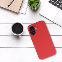 Tel Protect silikoninis dėklas telefonui Iphone 16 koralinis