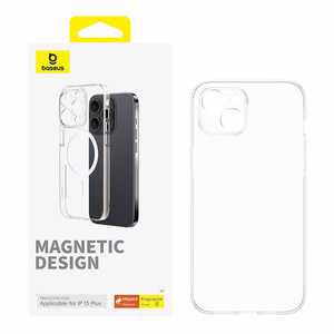 Magnetinis dėklas telefonui iPhone 15 Plus Baseus OS-Lucent serija (skaidrus)