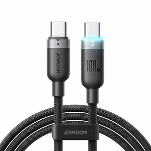 USB kabelis Joyroom S-A63 USB-C to USB-C 100W 1.2m juodas