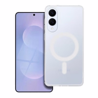 CLEAR MAG COVER dėklas suderinamas su Magnetiniu SAMSUNG S25 EDGE skaidrus