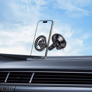 "Tech-Protect N56" magnetinis "MagSafe" automobilinis laikiklis, skirtas kabinai, priekiniam stiklui - juodas
