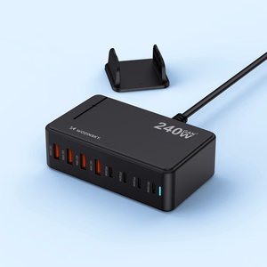 Wozinsky 240W GaN QC3 įkrovimo stotelė - juodas