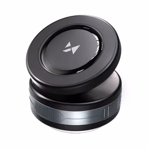 Wozinsky WUSQ-01 автомобильный держатель с зарядкой Qi совместимый с MagSafe - черный