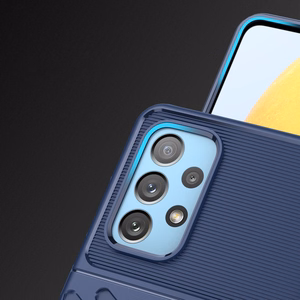 Thunder dėklas telefonui lankstus šarvuotas dėklas Samsung Galaxy A73 mėlyna