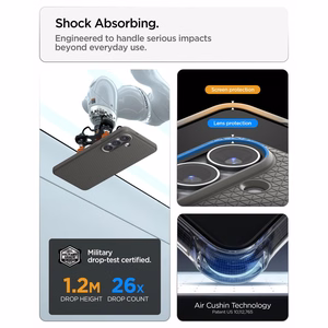 Spigen Liquid Air Mag MagSafe dėklas skirtas Samsung Galaxy S26 - pilkas