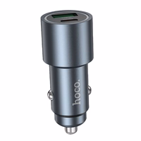 Automobilinis įkroviklis Hoco USB A + USB C PD QC3.0 48W Z60 juodas