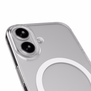 Puro 0.3 MAG itin plonas TPU dėklas telefonui suderinamas su Magnetiniu įkrovimu iPhone 17 - skaidrus