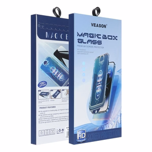 6D Pro Veason lengvai montuojamas stiklas + aplikatorius - Iphone 13 Pro / 14 juodas